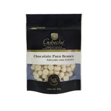 Gotas Chocolate Branco Gobeche - Adoçado com Eritritol - 90g