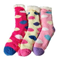 Meia de Lã Feminina de Inverno com Pelinhos Wincy Ref.5012