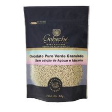 Chocolate Puro Verde Granulado Sem adição de Açúcar e Adoçante - 90g