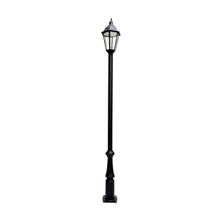 Poste Vitória Jardim Luminária Italiana Led Alumínio 336cm
