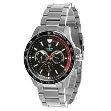 Relógio Tuguir Masculino Ref:6116b Tgi37023 Multifunção Aço Prateado