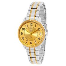 Relógio Tuguir Feminino Ref:3113a Tgi37047 Aço Social Bicolor