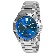 Relógio Tuguir Masculino Ref:9166g Tgi37010 Casual Aço Prateado
