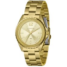 Relógio Lince Feminino Ref:Lrg4780l40 C2kx Casual Dourado