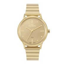 Relógio Technos Feminino Ref:2036mqo/1d Espelhado Dourado