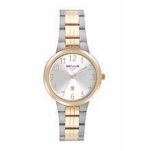 Relógio Seculus Feminino Ref:44137lpsvba2 Casual Aço Bicolor