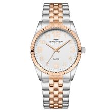 Relógio Backer Feminino Ref:10302134f Br Clássico Bicolor