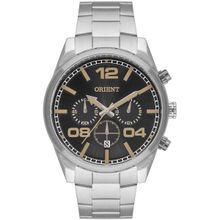 Relógio Orient Masculino Ref:Mbssc245 P2sx Cronógrafo Prateado
