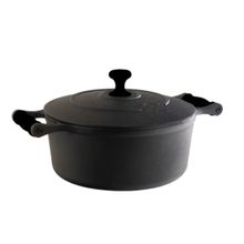 Caçarola Ferro Alça Silicone Preto Libaneza 3,2 lts 22cm