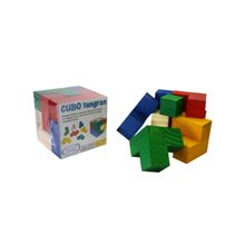 Cubo De Encaixe Tangram Tridimensional - Artyara