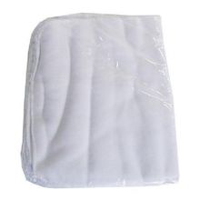 Flanela Branca Com 12 Peças 26X46Cm