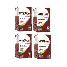 Kit com 4 VitaDuom Woman de A a Zinco Duom com 30 Capsulas de 540MG