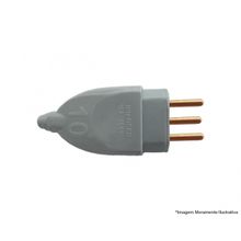 Plug Chato Macho Prensa Cabo Cz Tita 2P+T 20A 061991