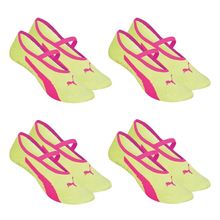 Kit 4 Pares De Meias Puma Sapatilha Pilates Feminina