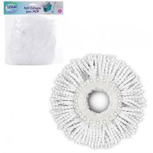 Refil de MOP Limpeza Esfregão Microfibra Giratorio - Star