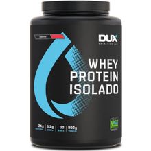 Whey Protein Isolado Dux 900g Morango Proteína 100% Pura