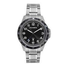 Relogio Mondaine Masculino Ref:99736g0mvna1 Casual Aço Prateado