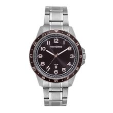 Relogio Mondaine Masculino Ref:99736g0mvna4 Casual Aço Prateado