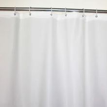 2  Cortina Box Banheiro Branca Pvc Antimofo Resistente