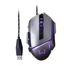 Mouse Gamer 3200 Dpi Grafite Usb Warrior  Mo262
