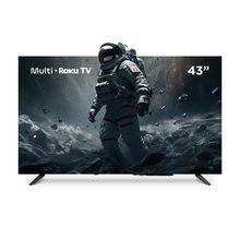 Smart TV Multi Roku 43" Smart DLED com imagem FHD Wi-fi 3 HDMI compatível com Alexa e Google Home - TL056M TL056M