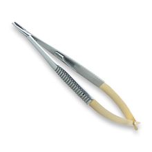 Porta Agulha Castroviejo Reto Especial Com Videa 14cm Millennium - Golgran