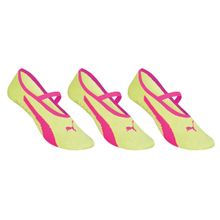 Kit 3 Pares de Meias Puma Sapatilha Pilates Antiderrapante Feminino