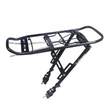 BAGAGEIRO BIKE COM REGULAGEM ARO 26" À 29 SUPORTA 25 KGS Cor:Preto;Gênero:Unissex;Tamanho:Único