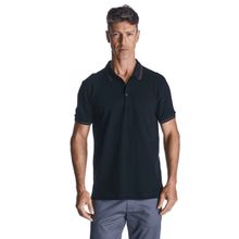 Camiseta Polo Slim Masculina Convicto Com Detalhes Listrados