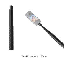 Bastão Selfie Invisível de Puxar 120cm para Câmeras 360º