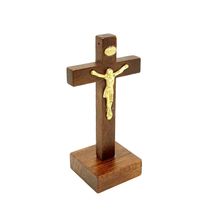 Crucifixo Rústico de Mesa 7,5 cm