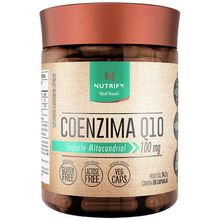 Coenzima Q10 100mg + Vitamina E 60 caps Oxidante - Nutrify
