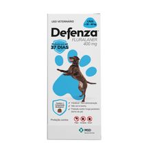 Defenza Comprimido Antipulgas 20kg a 40kg - MSD