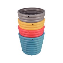 Conjunto de Cachepôs Vasos em Plástico Colorido 1,7L 4pçs - Tramontina