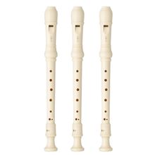 Kit 3 Flautas Doce Soprano Germânica Em C YRS-23 Yamaha
