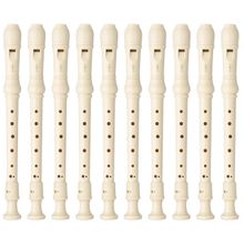 Kit 10 Flautas Doce Soprano Germânica Em C YRS-23 Yamaha