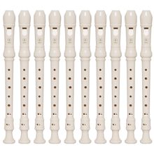 Kit 10 Flautas Doce Soprano Barroca Em C YRS-24B Yamaha