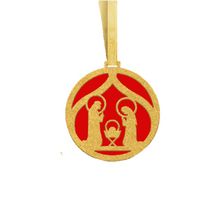 Enfeite Sagrada Família Natal