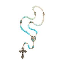 Terço de Nossa Senhora da Divina Providência em Cristal 6mm