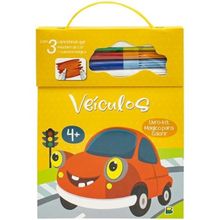 Livro-kit mágico para colorir - Veículos