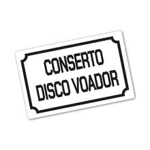 Placa Decorativa 30x20 - Conserto Disco Voador