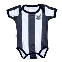 Body Bebê Santos Jogo Listrado Oficial