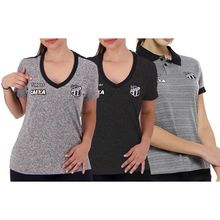 Kit 3 Camisas Topper Ceará 2018 Feminina