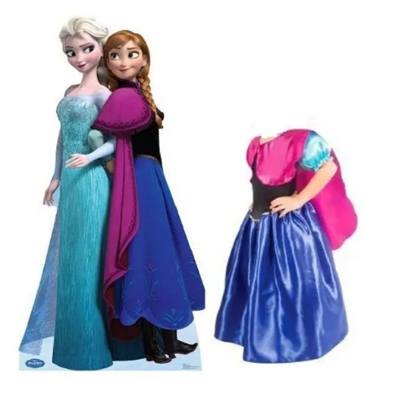 FANTASIA INFANTIL FROZEN ANNA LUXO - RUBIES - GTIN/EAN/UPC