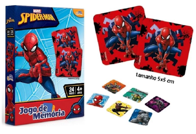 Jogo da Memória Homem Aranha