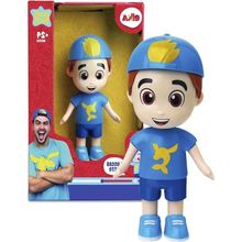 Boneco Luccas Neto Aventureiro Azul Menino Infantil Original Elka