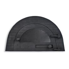 Porta Forno Ferro Igloo Com Vidro Libaneza 24,5x38,5cm