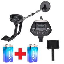 DETECTOR DE METAIS OURO SUBTERRÂNEO PORTÁTIL A PROVA D&amp;#039ÁGUA COM 2 PILHAS 9V