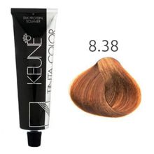 Tinta Color Keune 8.38 Hazelnut Light Blond