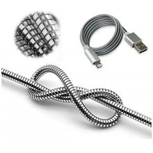 Cabo Usb Carregador Kingo Metal Reforçado Iphone 6 7 8 X Xs Prata